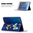 thumbnail image 6 of iPad Mini 1 2 3 Case, Allytech PU Leather Lightweight Stand Cover Wallet Case with Card/ Cash Slots for 7.9 inch Apple iPad Mini 1 2 3 Model, Blue Butterfly, 6 of 6