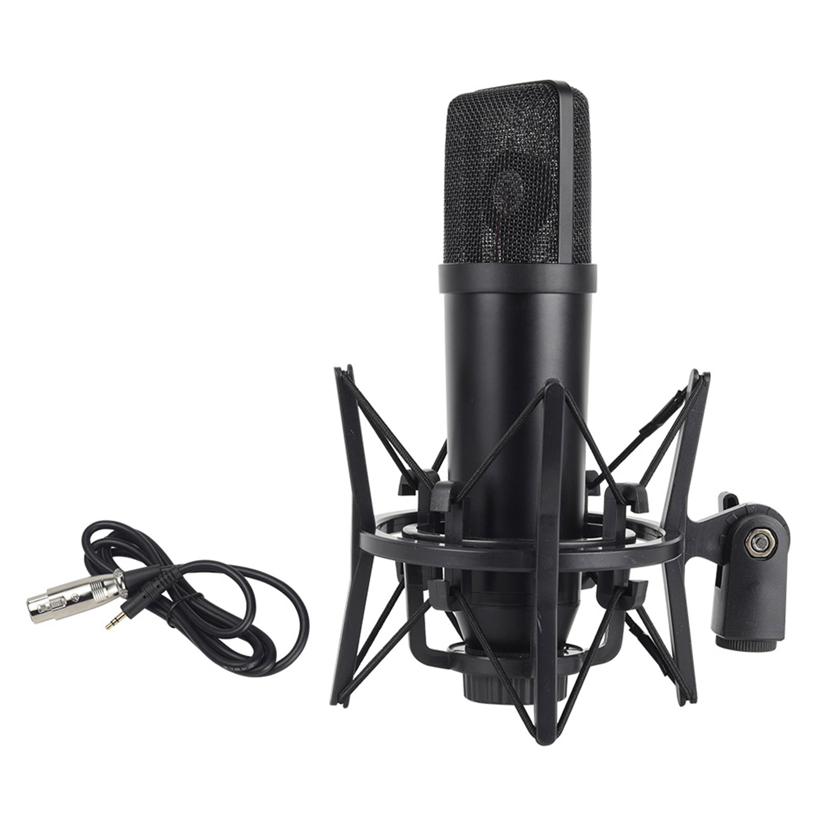 High Sensitivity Metal Diaphragm Condenser Microphones XLR Interfaces AntiInterference Housing