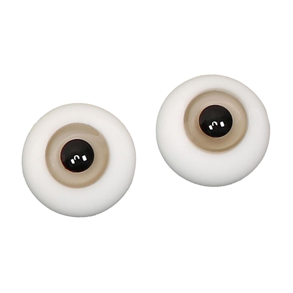 20Pcs Doll Transparent Glass Eyes 8 Sizes DIY Scrapbooking Crafts Toy Dolls  Eyeballs Accessories Clear Crystal Doll Eyes