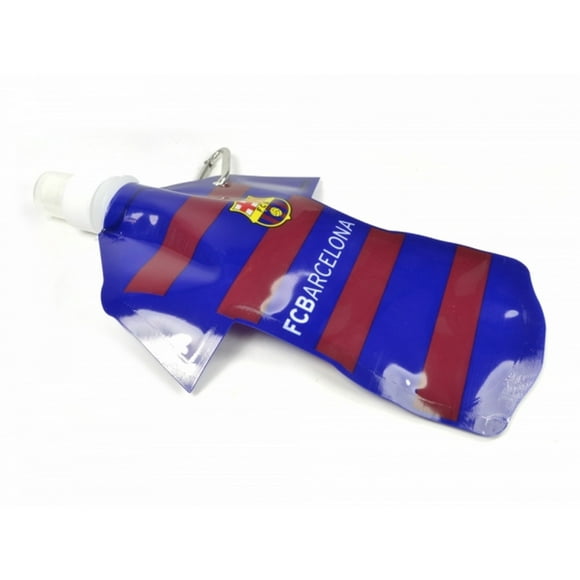 FC Barcelona Official Football Flat Sports Water Bottle (350ml)