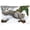 Grey, variant on Carolines Treasures  Grey Squirrel Fabric Decorative Pillow