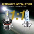 thumbnail image 5 of 2PCS Motorcycle H7 LED Headlight Bulbs 6000k 9600lm For Kawasaki Z1000 2003-2013 KLR650 2008-2017 Moto Bulbs Kit White, 5 of 5