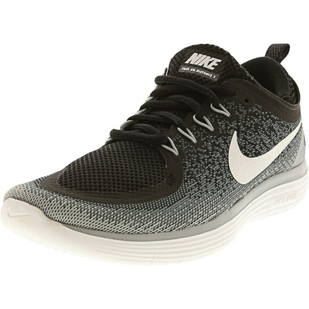 Lírico inteligencia rompecabezas Nike Women's Free Rn Distance 2 Black / White - Cool Grey Ankle-High Fabric  Running 6.5M - Walmart.com