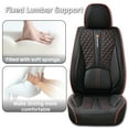 thumbnail image 3 of Red Edge Car Seat Covers for Honda HR-V 2023-2026 Car Seat Cover , Faux Leather, Full Set of 5 Seats, With Lumbar Support, Waterproof, Beautify Interior, Beautify the Interior of Old Cars, 3 of 10