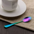 thumbnail image 2 of Rainbow Color TeaSpoons Coffee Spoon Mini Cake Spoon Stainless Steel Set of 12 Pieces (Coffee Scoops), 2 of 7