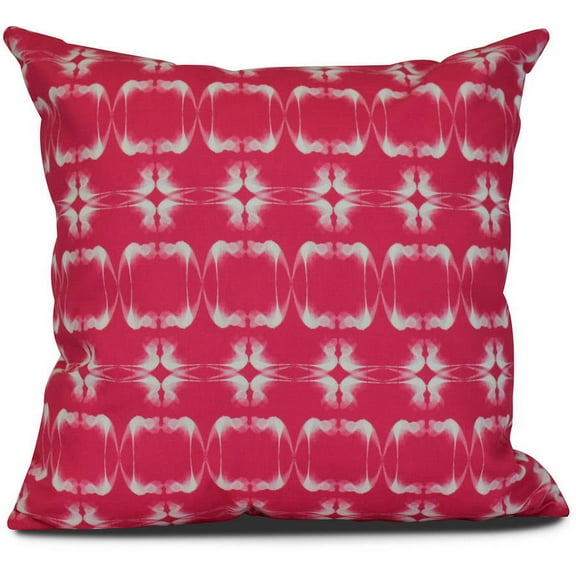 Simply Daisy, Summer Picnic, Geometric Print Outdoor Pillow