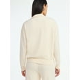 thumbnail image 3 of Scoop Women’s Velour Track Jacket, Lightweight, Sizes XS-XXL, 3 of 5