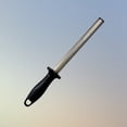 thumbnail image 3 of Diamond Carbon Steel Sharpener Rod Honing Steel 12 Inch Rod with Ergonomic Rubber Handle, 3 of 8
