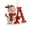 A, variant on Snowman Christmas Ornaments,Personalized Letter Ornaments for Christmas Tree, Initial Ornament, 26 Letter Ornament for DIY Hanging Xmas Decor, Cute Snowman Decoration, Gift for Family Friends