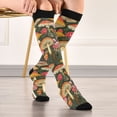 thumbnail image 5 of FORMRS Womens Knee High Socks Casual Long Thick Travel Daily Wear, 1 Pair, Colorful Mushroom, 5 of 6