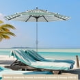 thumbnail image 2 of Yescom 9 Ft 3-Tier Patio Umbrella Replacement Canopy Market Table Top Market Pool, 2 of 11