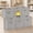 All Light Gray, variant on Norcho Storage Cubes, Foldable Fabric Baskets, 11" 18L, Beige, 6 Pack