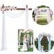 thumbnail image 4 of Yuarrent Boda cortina gasa tela drapeado cortina tul telón de fondo pura foto Props ceremonia recepción decoración para Kits de decoración para fiestas Rosa, 4 of 6