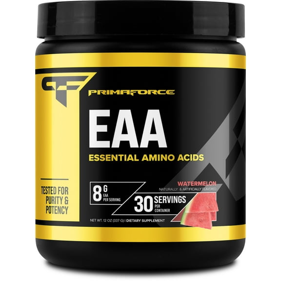 PrimaForce EAA Powder 30 Servings (Watermelon) - Essential Amino Acids - Non-GMO and Gluten Free