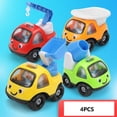 thumbnail image 7 of CSCHome Kids Toys Inertia Mini Cartoon Back to the Carriage Engineering Car Toys 4PCS Set Boy's Gift, 7 of 7