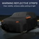 thumbnail image 5 of Funda de coche única Bargains, película de aluminio, funda para coche exterior, protección impermeable para todo clima con cremallera en la puerta del conductor, negra para Lincoln Nautilus, 5 of 7