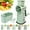green-2, variant on QOPR Roarrave 5 in 1 Food Chopper, Roarrave Grater with Handle, Rotary Cheese Grater Vegetable Slicer with 5 Blades, Manual Shredder for Kitchen, Easy Clean Cutter with Storage Box (Green)