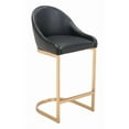 thumbnail image 2 of ZUO Scott Counter Chair Black & Gold, 2 of 9
