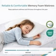 thumbnail image 5 of EGOHOME 5 Inch Twin Memory Foam Mattress for Kids, Medium-Firm Mattress in a box, CertiPUR-US Certified, Blue, 5 of 11
