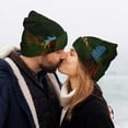 thumbnail image 5 of Kdxio Hybrid Parrot in the Forest Winter Beanie for Men Women Beanie Knit Hat Cuffed Cap Beanie Knit Chunky Snow Cap, 5 of 6