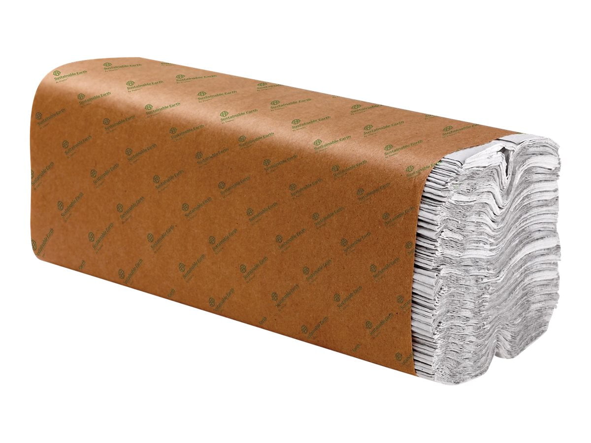Sustainable Earth by Staples Paper towel recycled fibers 150