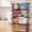 Black, variant on 8‑Pack And 4‑Pack Freezer Organizer Bins - Stackable And Foldable Handle Metal Storage Baskets for Deep Chest Freezer Organization (3.5‑7 Cu.Ft) - Enhanced Space Utilization
