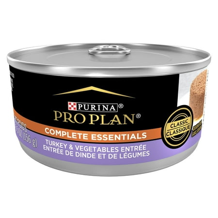 UPC: 0038100168818 | Purina Pro Plan Turkey and Vegetables Entree Wet Cat Food Grain-Free 5.5 oz Cans (24 Pack)
