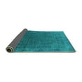 thumbnail image 2 of Ahgly Company Indoor Rectangle Oriental Turquoise Blue Industrial Area Rugs, 2' x 4', 2 of 4
