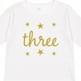thumbnail image 4 of Inktastic 3rd Birthday Gold 3 Year Old Boys or Girls Long Sleeve Toddler T-Shirt, 4 of 5