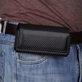 thumbnail image 7 of Dual Horizontal Belt Clip Holster 2 Cell Phone Pouch Case Holder for iPhone 15 Pro Max, 16 Pro Max, 14 Plus, 13 Pro Max Galaxy S25 Ultra S24 FE S23 Ultra S21+ A16 A35 A15 A54 Pixel 8 Pro 7 OnePlus 12, 7 of 7