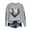 Grey, variant on felwors Baseball Sweatshirt for Womens 2025 Long Sleeve Comfy Baseball Shirts Softball Crewneck Graphic Pullover Top Grey, L
