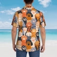 thumbnail image 3 of Lsque Cute Cat Paw pattern Hawaiian Shirt for Men, Unisex Summer Beach Casual Short Sleeve Button Down Shirts-3X-Large, 3 of 9