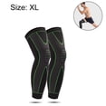 thumbnail image 2 of Rodilleras extra largas para piernas y pantorrillas, ideales para baloncesto, fútbol, dolor de rodilla y ejercicio., 2 of 5