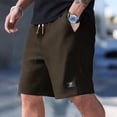 thumbnail image 5 of IAJDKMEK Men's Summer Color Casual Shorts - Textured Multi-Pocket Shorts, Great Hiking Shorts and Everyday Shorts for Men,Brown M, 5 of 5