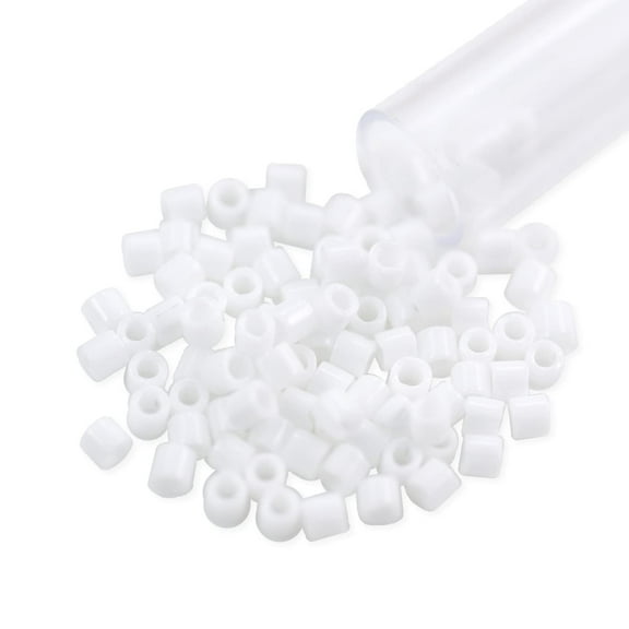 Miyuki Delica Seed Bead 8/0 Opaque White