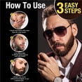 thumbnail image 4 of QualitChoice Beard Shaping Filler with Brush Mustache Repair Compact Filling Stick Windproof Smooth Lines Powder Stamp Adult, 4 of 6