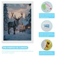 thumbnail image 3 of Diamond Art Kits for Adults - Reindeer Winter Wonderland Cabin 5d Diamond Painting for Adults, Diamond Art for Adults Beginners, Frameless Diamond Painting Kits for Adults for Home Wall Decor, 3 of 7