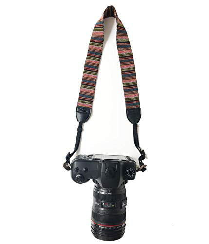 Colorful Alled RR-12-28-10 Camera Neck Shoulder Belt Strap Vintage Print Soft Colorful Camera Straps for Women/Men for All DSLR/Nikon/Canon/Sony/Olympus/Samsung/Pentax ETC/Olympus