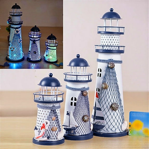 Leaveforme House Home Ornament Furnishing Maritime Crafts Beacon Decoration Lighthouse