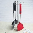 thumbnail image 3 of Kitchen Spatula Heat Resistant Silicone Grip Non Stick Long Handle Cooking Spatula - Style 2 - Green, 3 of 7