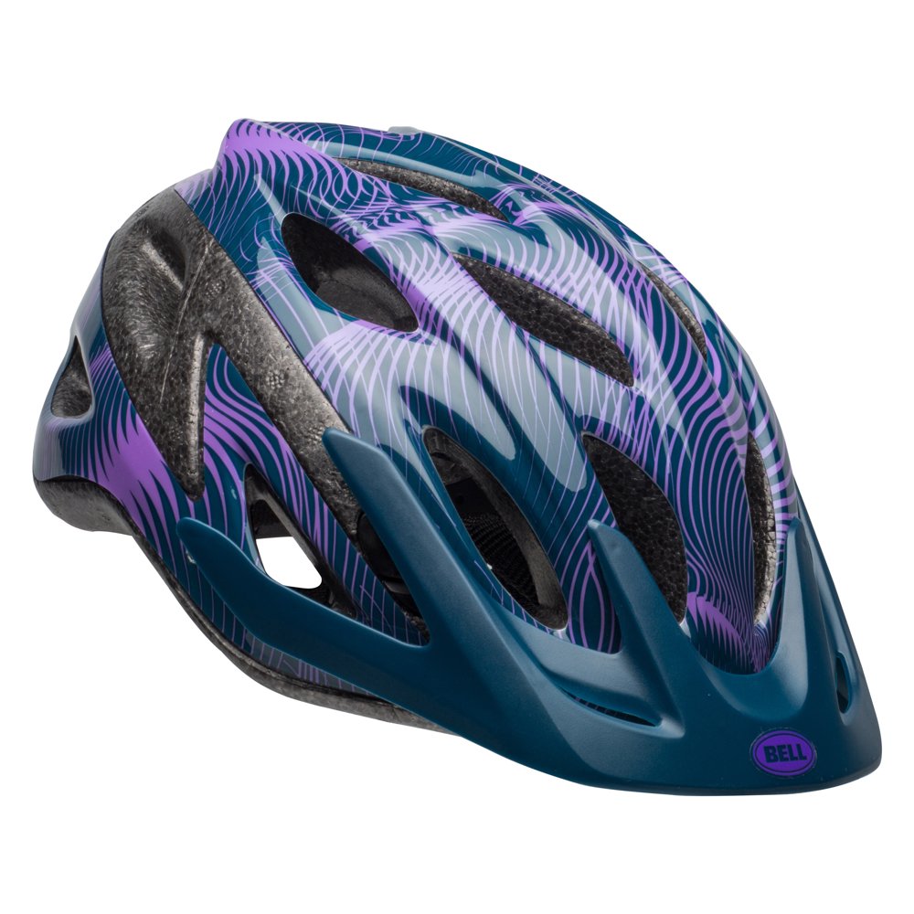 purple road bike helmet