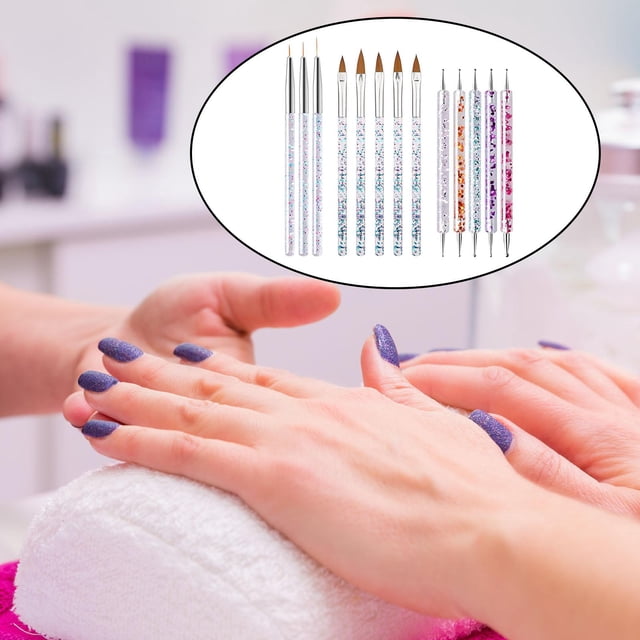 Juego de 13 brochas Fernando para Decoración de Uñas Pinceles para Uñas