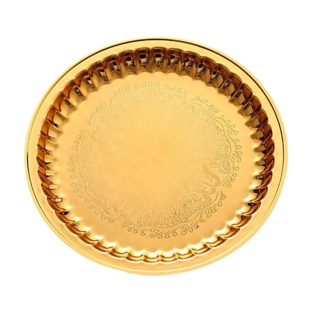 Bandeja para candelabros, bandeja para exhibir joyas, bandeja de lujo para servir té, plato decorativo para festivales, bufés, fiestas, días festivos