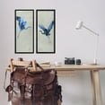 thumbnail image 4 of Stupell Industries Flying Cranes Abstract Birds Expressive Blue Animal Flight, 10 x 24, Design by Katie Swatland, 4 of 5