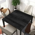 thumbnail image 2 of Wood Grain Square Table Cloth Fitted Tablecloth with Elastic Edge Black Wooden Tablecloths Waterproof Cloths for Home Dining Garden Party Farmhouse Decor, Fit for 36"x36" Tables, Style-16, 2 of 4