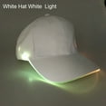 thumbnail image 1 of Fashion Unisex Solid Color LED Luminous Baseball Hat Christmas Party Peaked Cap, 1 of 11