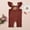 Brown, variant on Herrnalise Newborn Infant Baby Girl Clothes Cotton Linen Rompers Newborn Infant Baby Girls Sleeveless Embroidery Print Romper Jumpsuit