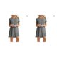 thumbnail image 1 of Vestido de verano para Mujer Minnieouse camiseta holgada de cuello color sólido, 1 of 6