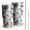 White Dinosaurs Label, variant on 30oz White Dinosaurs Fossils Plants Pattern Tumblers Stainless Steel Tumbler with Lid and Straw,Vacuum Insulated Double Wall Travel Tumbler Cups Mug with Cleaning Brush for Coffee,Tea