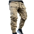 thumbnail image 1 of Pantalon Cargo Confort Extensible pour Hommes, Séchage Rapide, Pantalon de Randonnée Tactique avec Multiples Poches, Jambe Droite, Léger, Décontracté, Voyage, 1 of 1